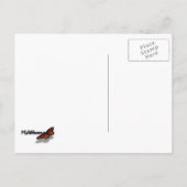 Helderrode rode rozenbloem mooie Floral Briefkaart (Achterkant)