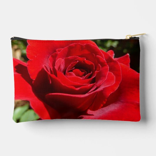 Helderrode rode rozenbloem mooie Floral Etui (Achterkant)