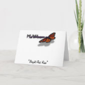 Helderrode rode rozenbloem mooie Floral Kaart (Achterkant)