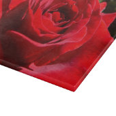 Helderrode rode rozenbloem mooie Floral Snijplank (Hoek)