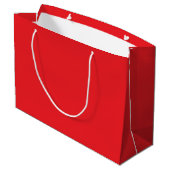 Helderrode Valentijnsdag Gift Bag Groot Cadeauzakje (Achterkant Gekanteld)