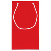 Helderrode Valentijnsdag Gift Bag Klein Cadeauzakje (Achterkant)