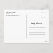 Helderrode vuurwerkbloesem Chinese kalligrafie Chi Feestdagenkaart (Achterkant)