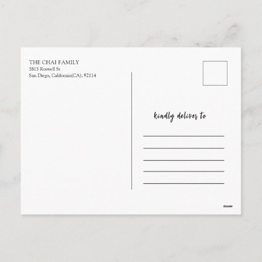 Helderrode vuurwerkbloesem Chinesische kalligrafie Feestdagenkaart (Achterkant)