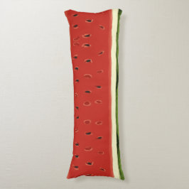 Helderrode Waterverf Watermeloen Body Pillow Lichaamskussen