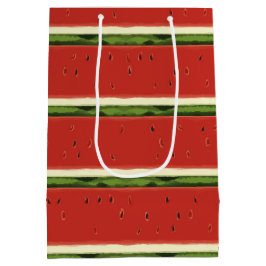 Helderrode waterverf watermeloen cadeautas