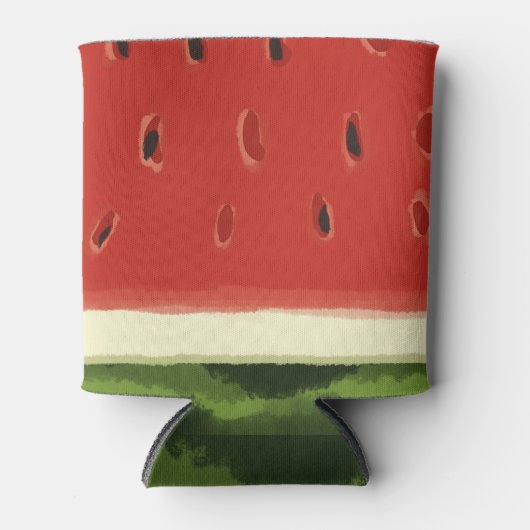 Helderrode Waterverf watermeloen koeler (Voorkant)