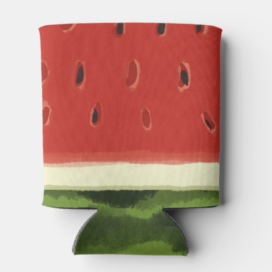 Helderrode Waterverf watermeloen koeler (Achterkant)