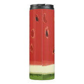 Helderrode Waterverf Watermeloen Thermische Tumble Thermosbeker (Achterkant)