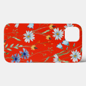 Helderrode zomerbloem Case-Mate iPhone case (Achterkant (horizontaal))