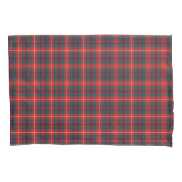 Helderrood en marineblauw Fraser Modern Tartan Kussensloop