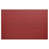 Helderrood en zwart Chevron Pattern Stof (Yard (91,4 cm))