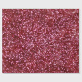  helderrood faux glitter ontwerp cadeaupapier (Vlak)