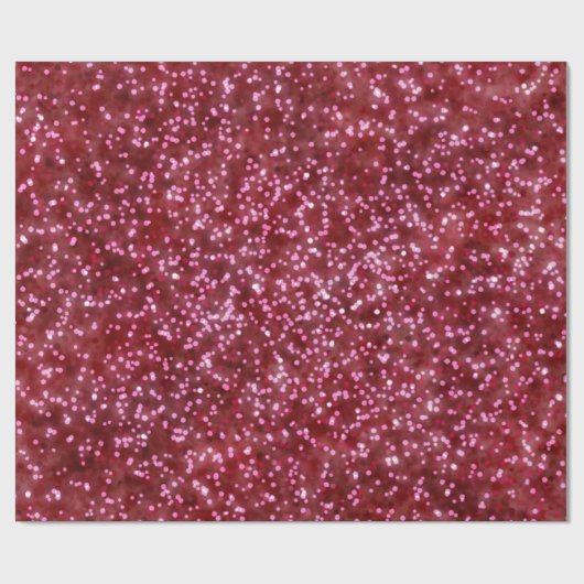  helderrood faux glitter ontwerp cadeaupapier (Vlak)