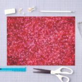helderrood faux glitter ontwerp tissuepapier (Craft)