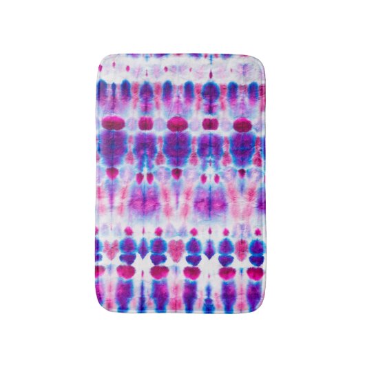 Helderrood Geel Abstracte Kunst Badmat (Voorkant Verticaal)