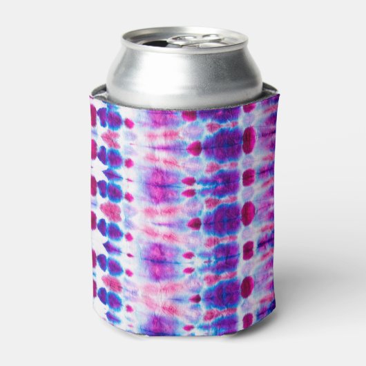 Helderrood Geel Abstracte Kunst Blikjeskoeler (Blikje Voorkant)