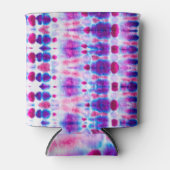 Helderrood Geel Abstracte Kunst Blikjeskoeler (Voorkant)