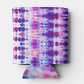 Helderrood Geel Abstracte Kunst Blikjeskoeler (Achterkant)