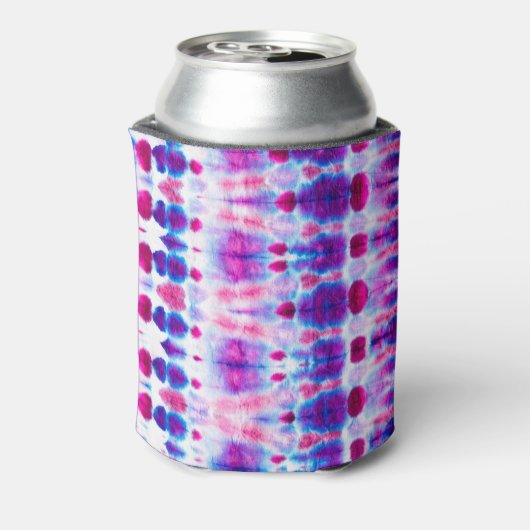 Helderrood Geel Abstracte Kunst Blikjeskoeler (Blikje Achterkant)