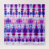 Helderrood Geel Abstracte Kunst Legpuzzel (Horizontaal)