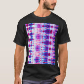 Helderrood Geel Abstracte Kunst T-shirt (Voorkant)