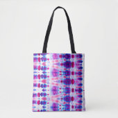 Helderrood Geel Abstracte Kunst Tote Bag (Voorkant)