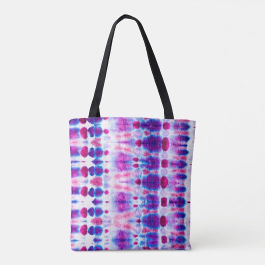 Helderrood Geel Abstracte Kunst Tote Bag (Achterkant)