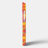 Helderrood, geel en blauw geruite iPad Mini Case (Achterkant / Links)