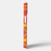 Helderrood, geel en blauw geruite iPad Mini Case (Achterkant / Rechts)