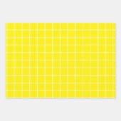 Helderrood, geel en wit, dunne streep inpakpapier vel (Voorkant 2)