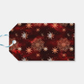 Helderrood gepersonaliseerd cadeau Label Cadeaulabel (Achterkant Horizontaal)