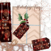 Helderrood gepersonaliseerd cadeau Label Cadeaulabel