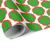 Helderrood/groen schuifpaneel cadeaupapier (Rol Hoek)