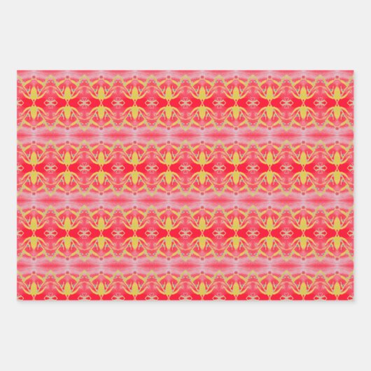 Helderrood kan worden gewijzigd in elke kleur inpakpapier vel (Voorkant 3)