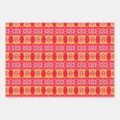 Helderrood kan worden gewijzigd in elke kleur inpakpapier vel (Voorkant 2)