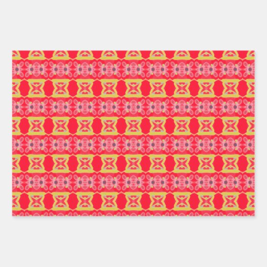 Helderrood kan worden gewijzigd in elke kleur inpakpapier vel (Voorkant 2)