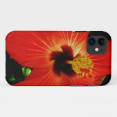 Helderrood Oranje Hibiscus Flower Case-Mate iPhone Case (Achterkant (horizontaal))
