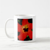 Helderrood Oranje Hibiscus Flower Koffiemok (Links)