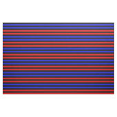 Helderrood, Royal Blue, Midnight Black Stipe Stof (Fat Quarter)