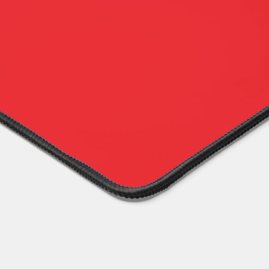 Helderrood Solid Color Desk Mat (Hoek)