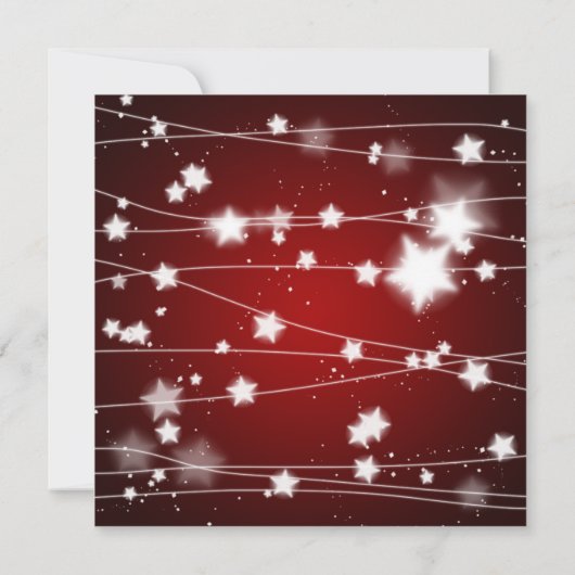 Helderrood | Stars Will You Be My Bridesmaid Kaart (Achterkant)