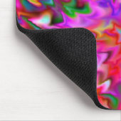 Helderroze Abstracte Muismat (Hoek)
