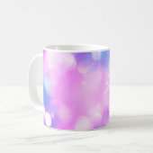 Helderroze altijd inspirerend cadeaumok koffiemok (Voorkant links)