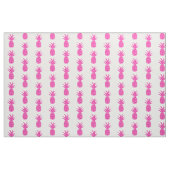 Helderroze anananasverbinding stof (Fat Quarter)