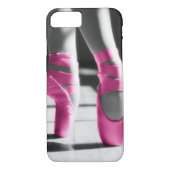 Helderroze balletschoenen Case-Mate iPhone case (Achterkant)