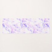 Helderroze blauwe yogamat. yogamat (Achterkant (horizontaal))