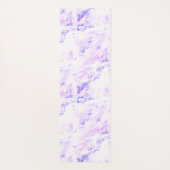 Helderroze blauwe yogamat. yogamat (Achterkant)