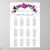 Helderroze bloemkool Wedding Bouquet Poster (Voorkant)