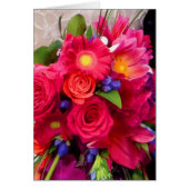 Helderroze bordbriefkaarten (Voorkant)